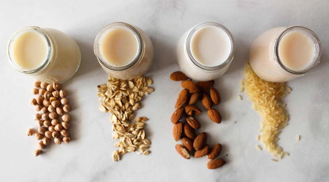 How to foam varieties of milk soy, rice, almond